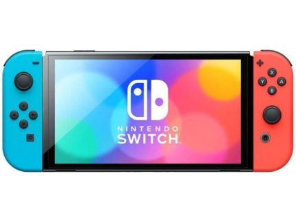 Nintendo Switch OLED bleu et rouge