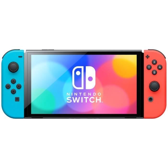 Nintendo Switch OLED bleu et rouge